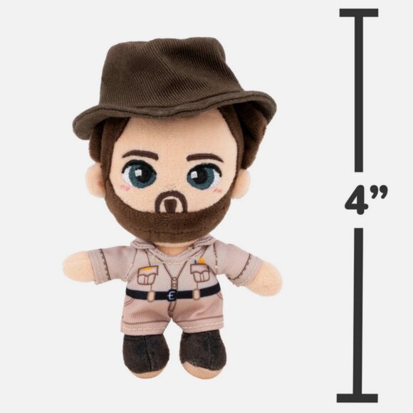 Stranger Things SET of 4 Chibi Plush 4" DUSTIN HOPPER MAX ELEVEN Embroidered New - Picture 6 of 14